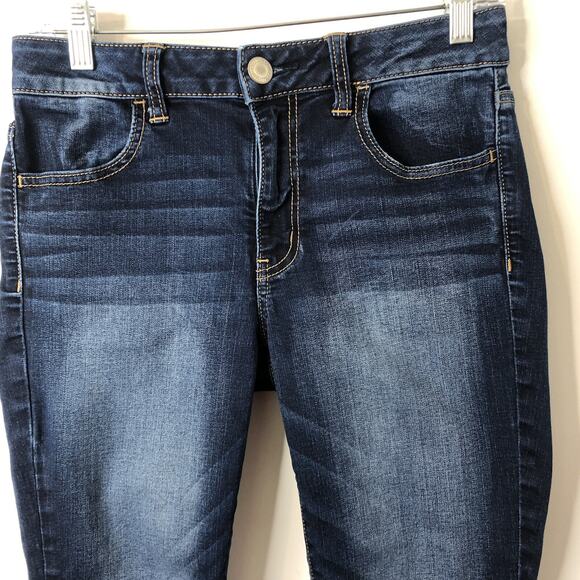 American Eagle Outfitters Women's Hi-Rise Jeggings Raw Hem Size 6 - Picture 2 of 8